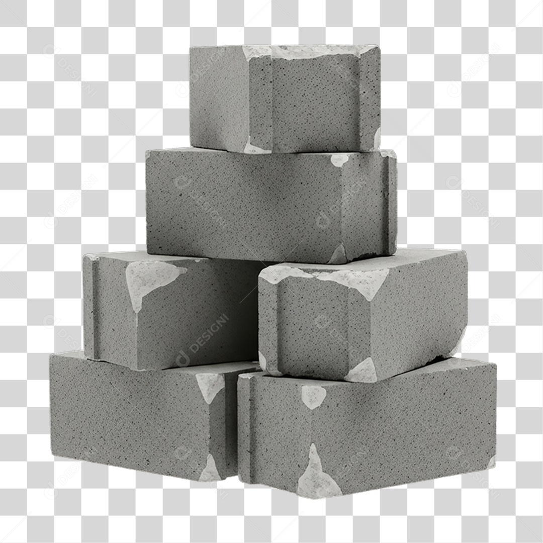 Tijolos Blocos para Construção PNG Transparente