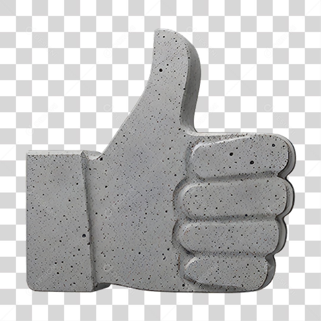 Blocos deConstrução em Forma de Curtida PNG Transparente