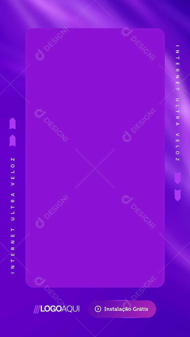 Repost Story Internet Ultra Veloz Social Media PSD Editável