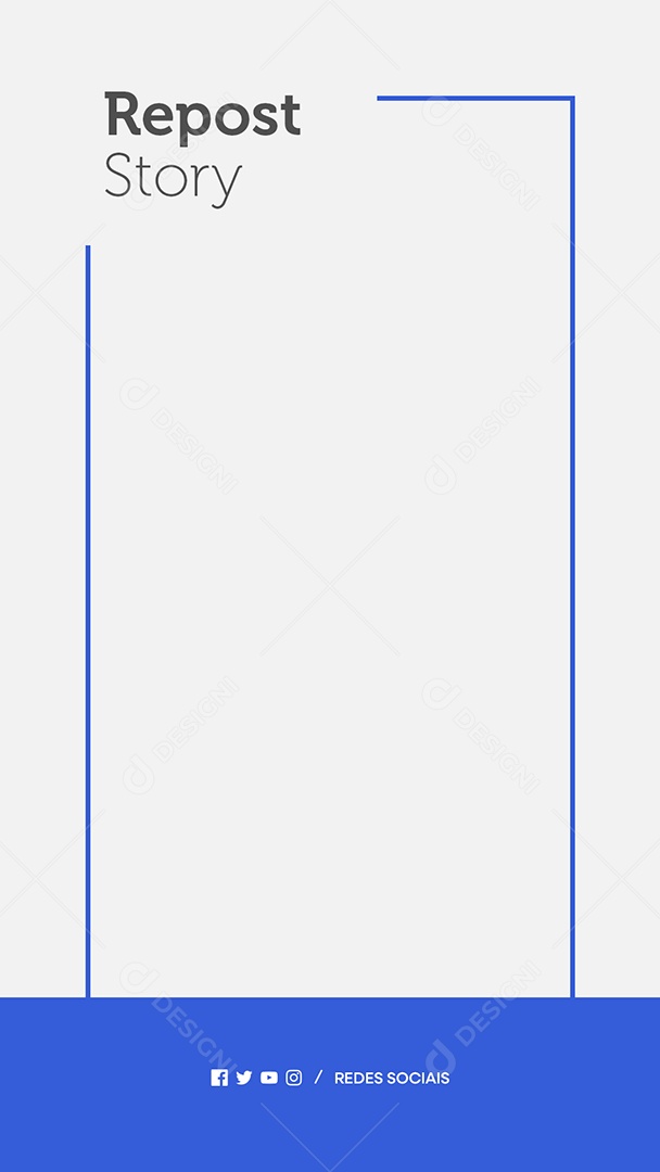 Repost Story Personal Trainer Academia Social Media PSD Editável