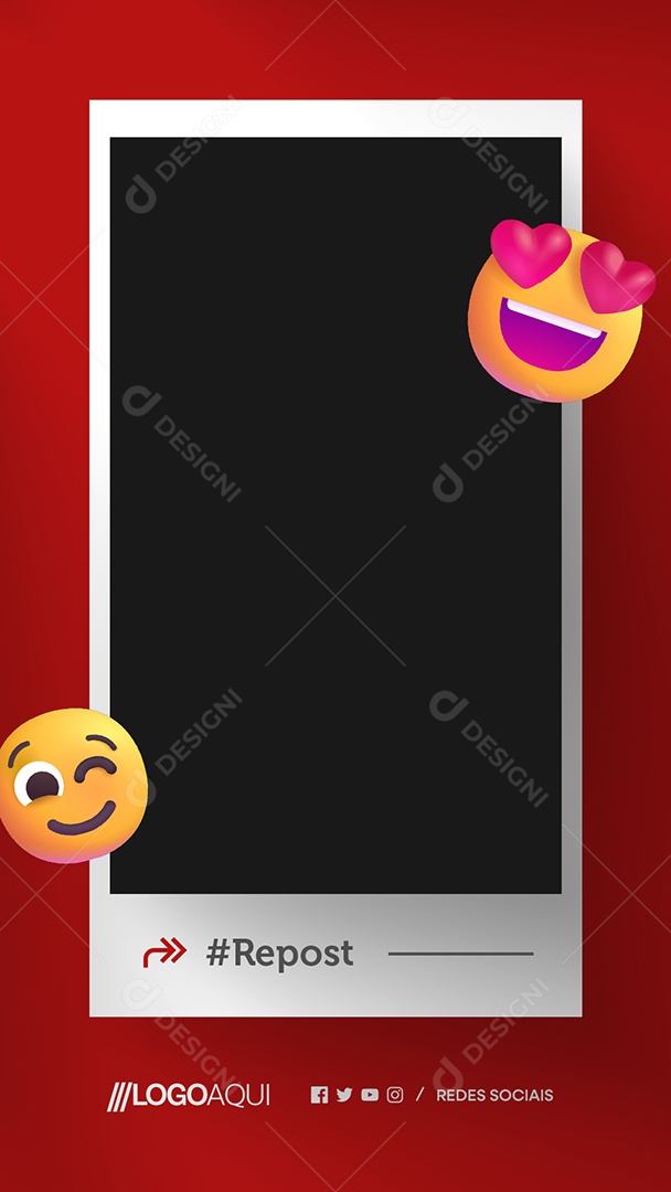 Repost Story Açougue Carnes Social Media PSD Editável