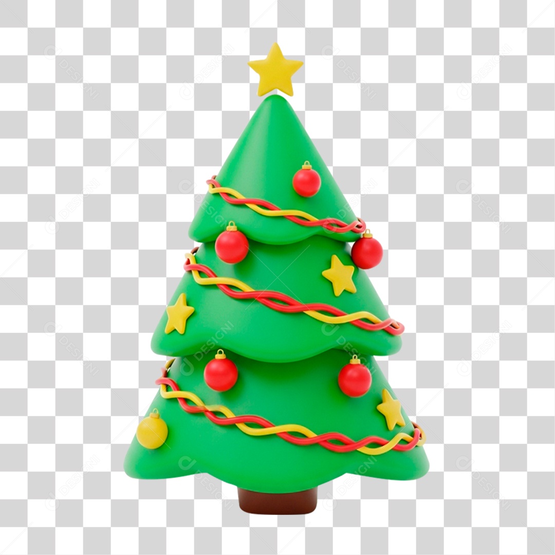 Árvore de Natal PNG Transparente