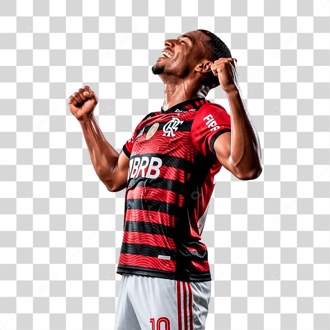 Jogador do Flamengo PNG Transparente