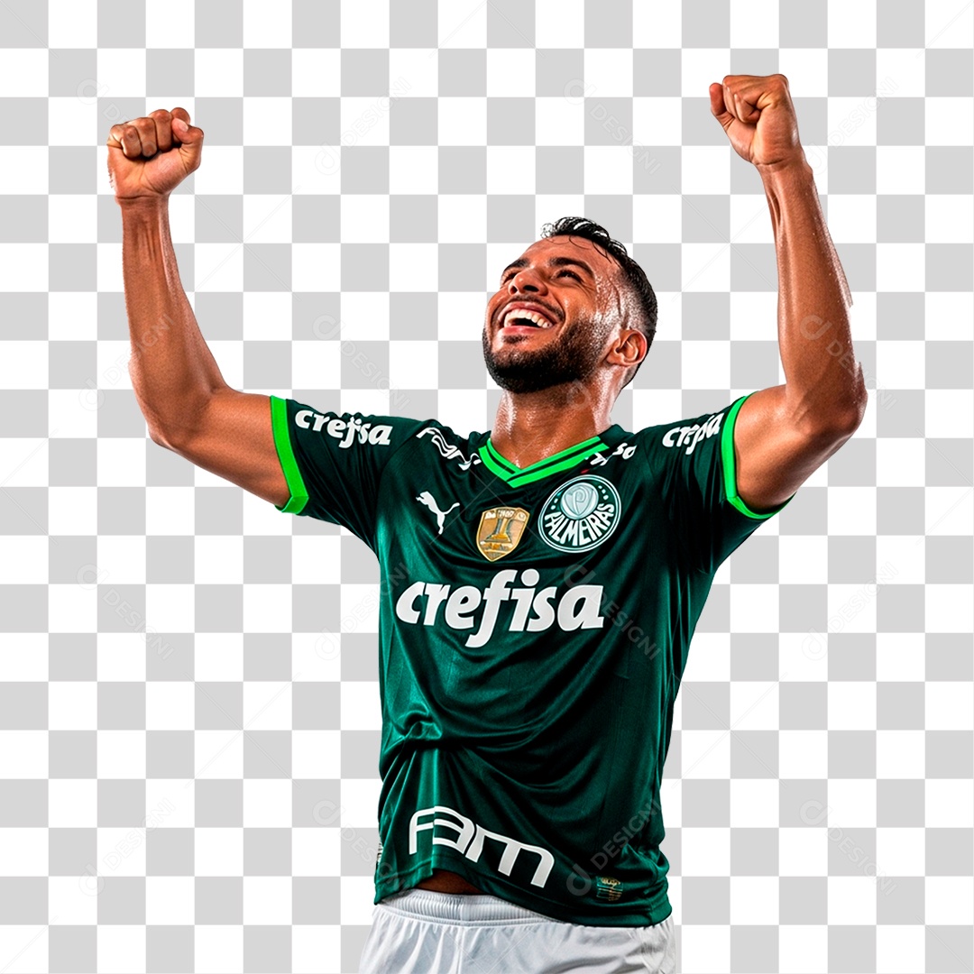 Jogador do Palmeiras PNG Transparente