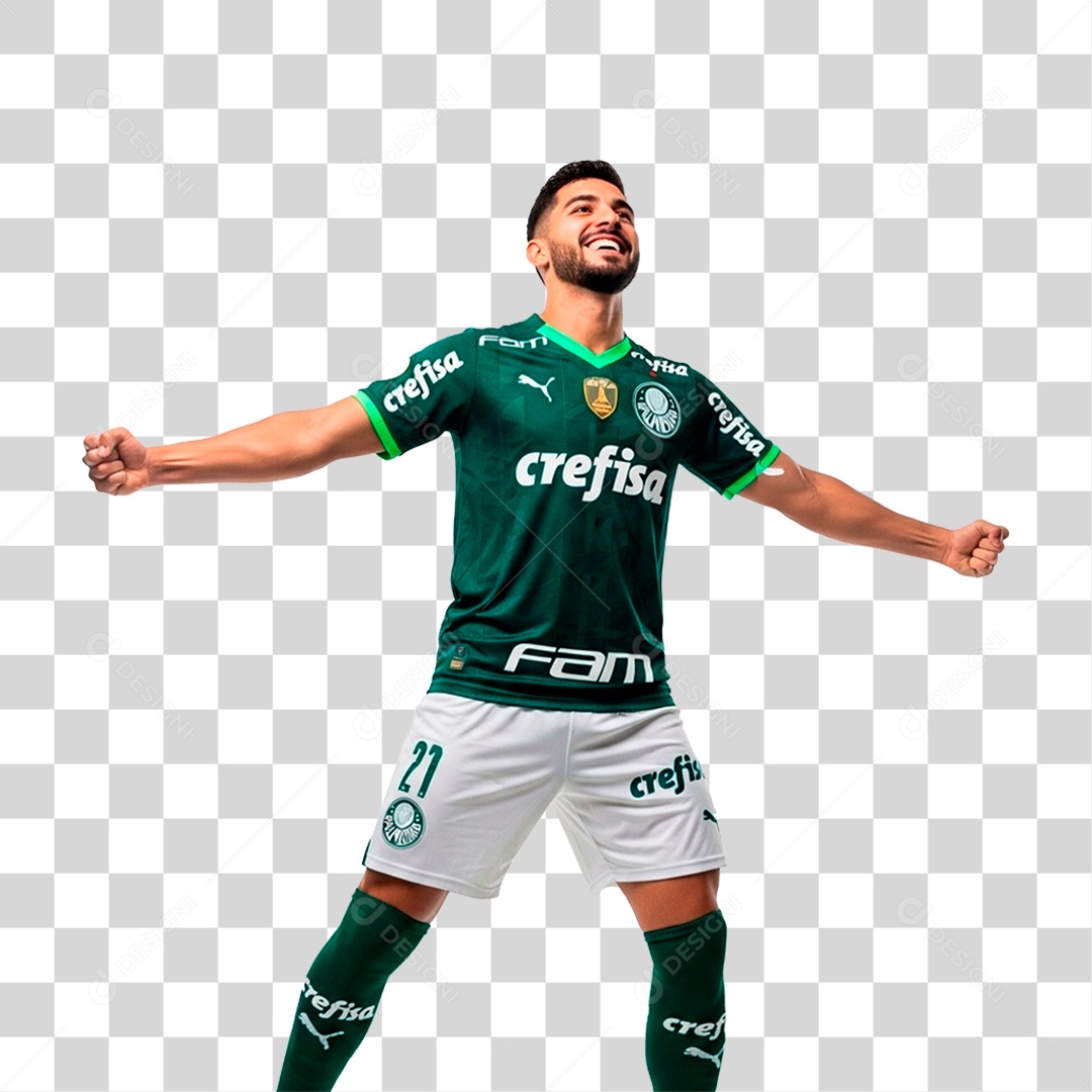Jogador do Palmeiras PNG Transparente