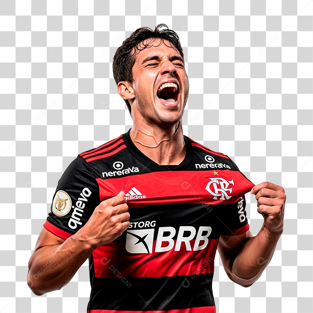 Jogador do Flamengo PNG Transparente