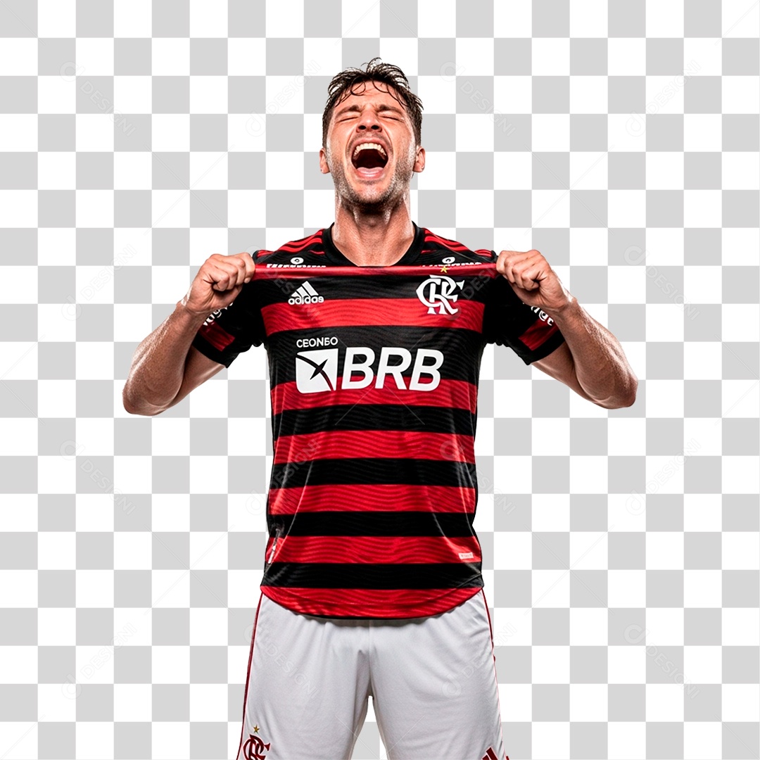 Jogador do Flamengo PNG Transparente