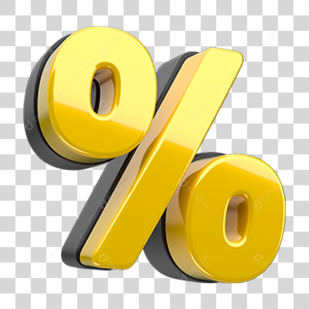 Símbolo de Porcentagem PNG Transparente