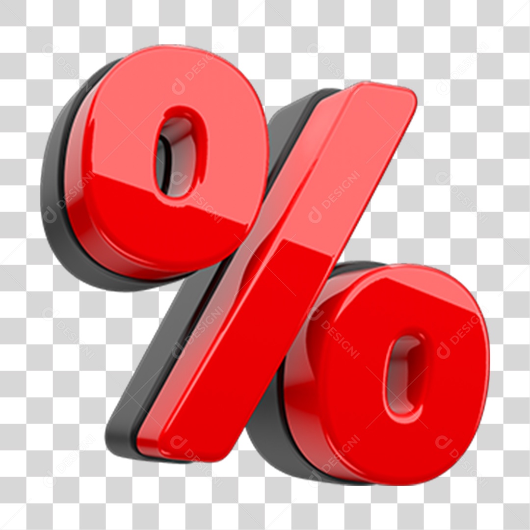 Símbolo de Porcentagem PNG Transparente