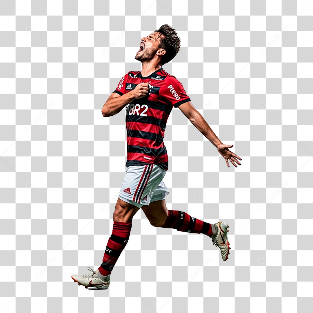 Jogador do Flamengo PNG Transparente