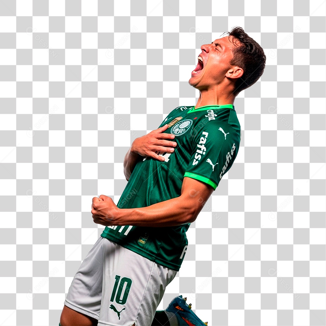 Jogador do Palmeiras PNG Transparente
