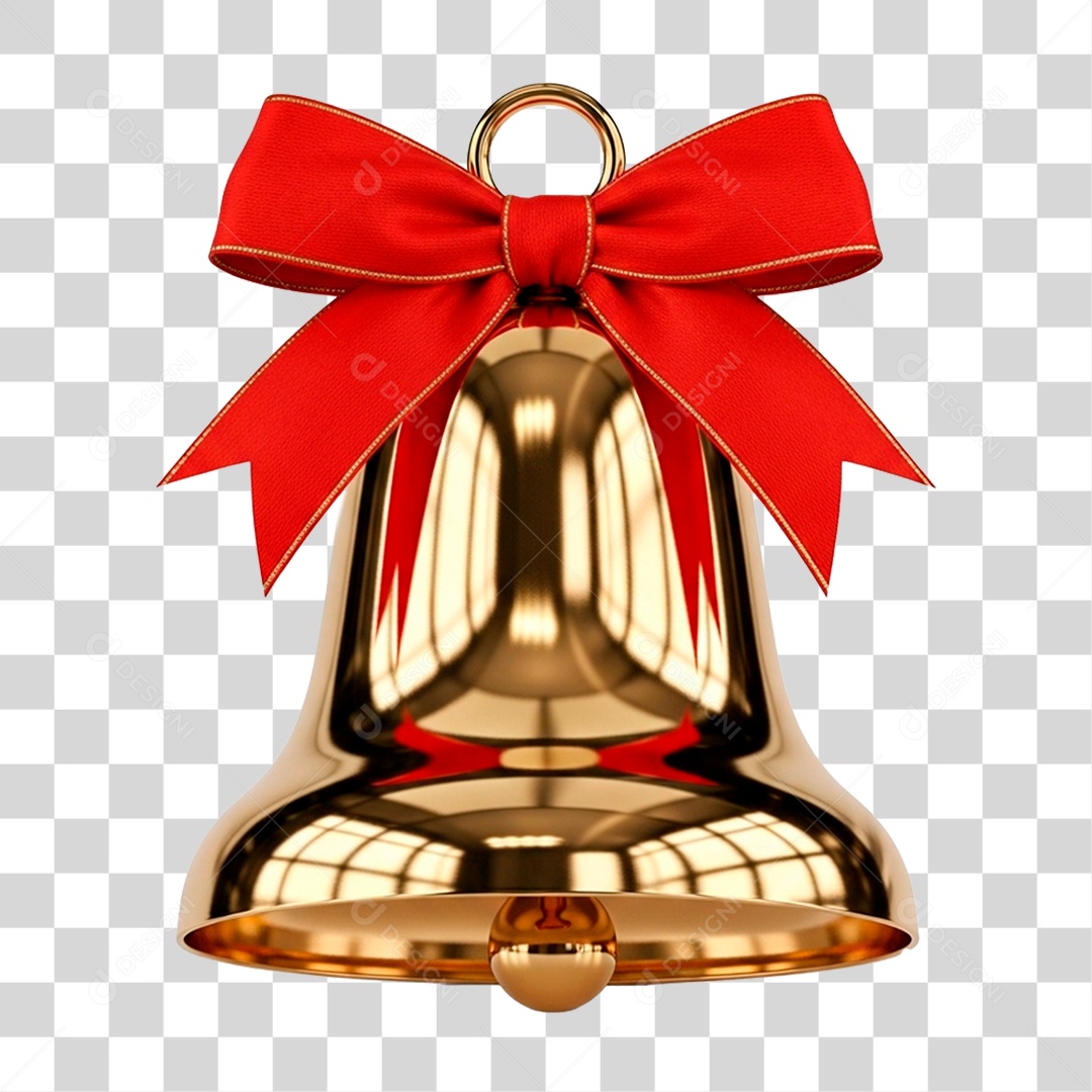 Sino Dourado PNG Transparente