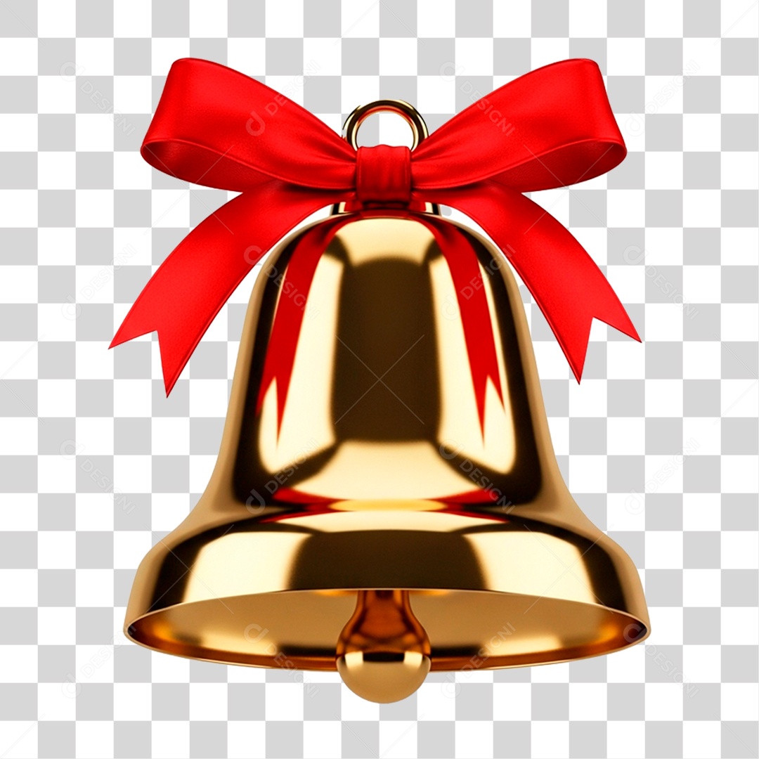 Sino Dourado PNG Transparente