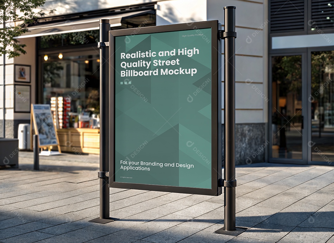 Mockup Anúncio Publicitário PSD Editável