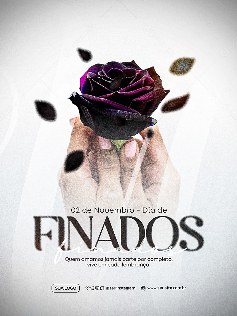 Dia de Finados 02 de Novembro Social Media PSD Editável