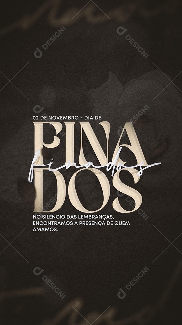 Story Dia de Finados 02 de Novembro Social Media PSD Editável