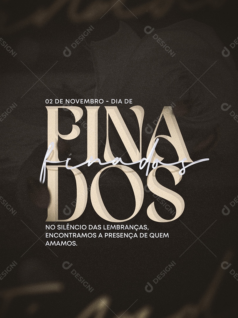 Dia de Finados 02 de Novembro Social Media PSD Editável