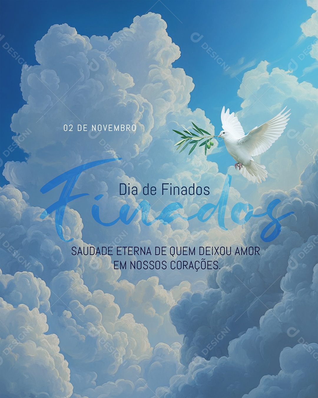 2 De Novembro Dia De Finados Social Media PSD Editável