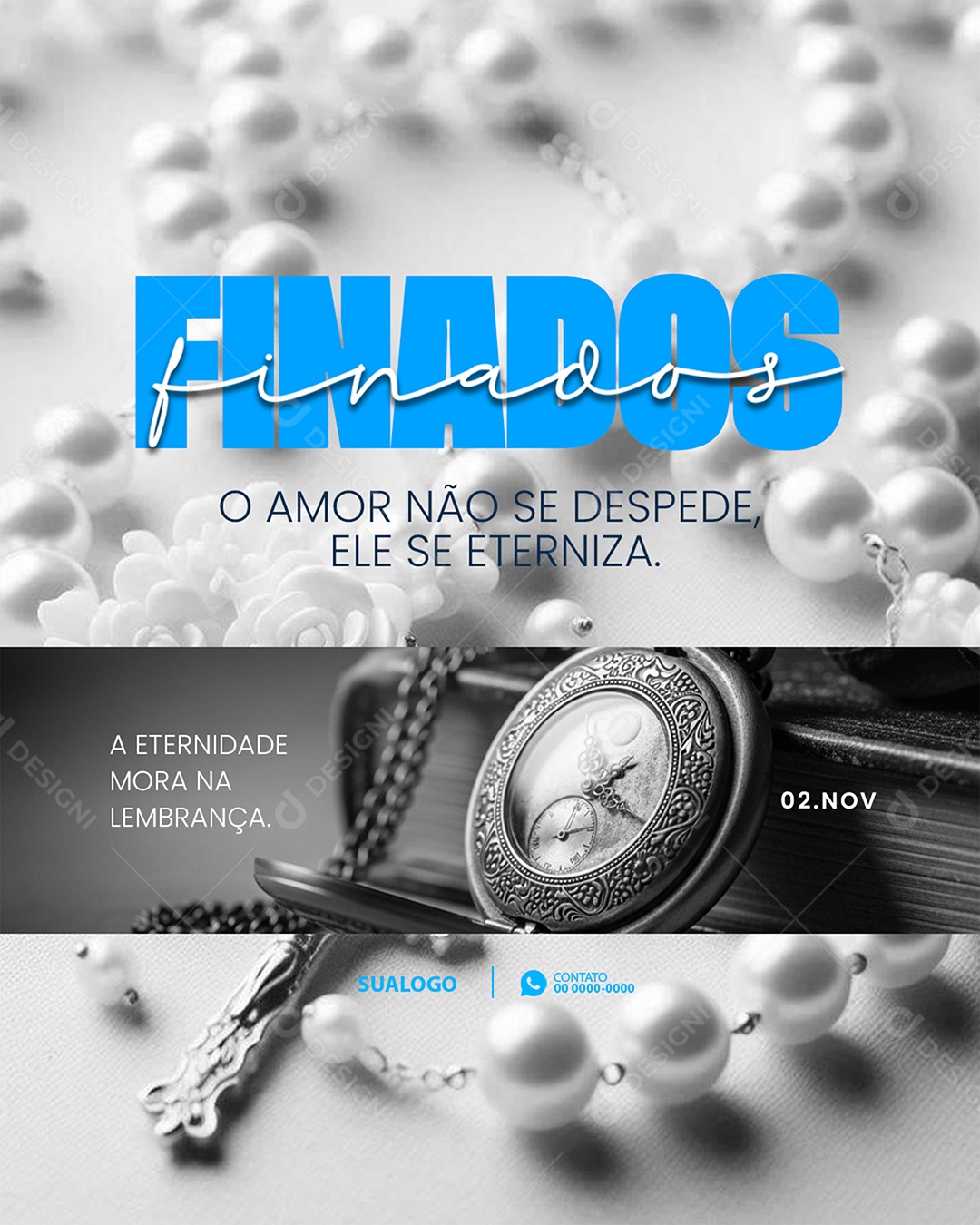 2 De Novembro Dia De Finados Social Media PSD Editável