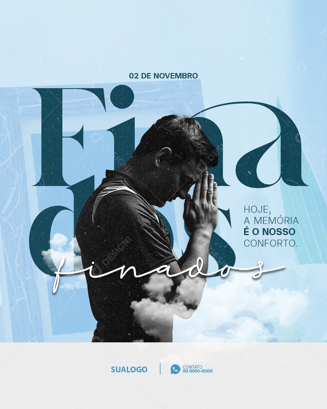 2 De Novembro Dia De Finados Social Media PSD Editável