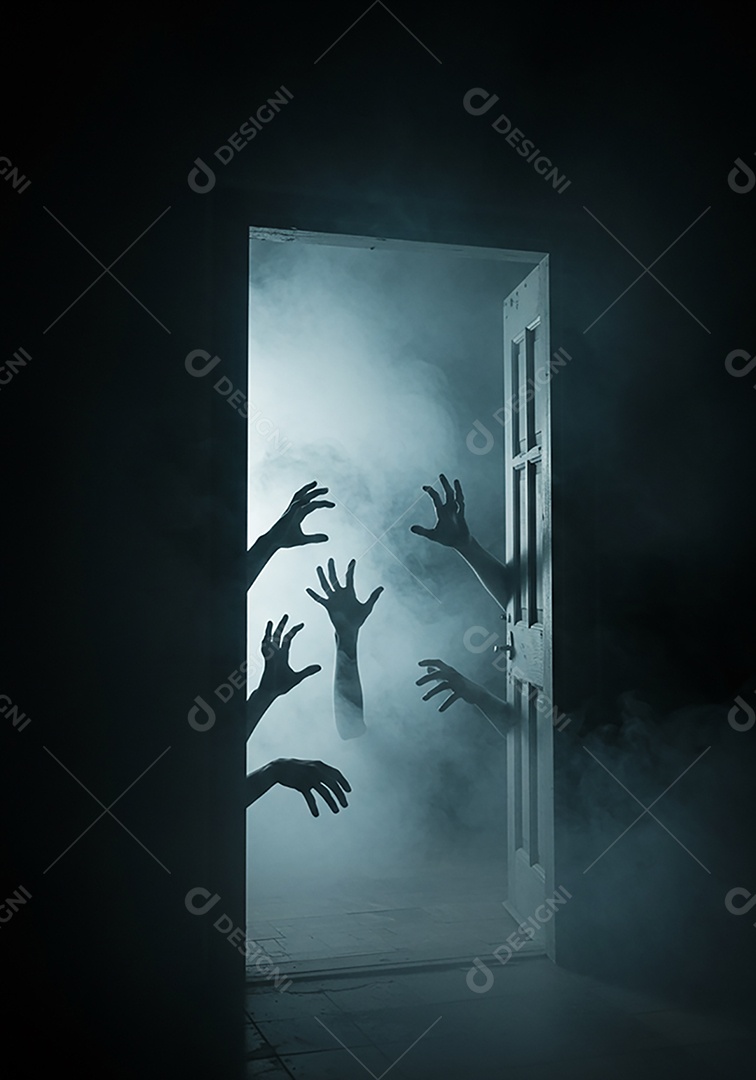 Lindo fundo de cenário de halloween