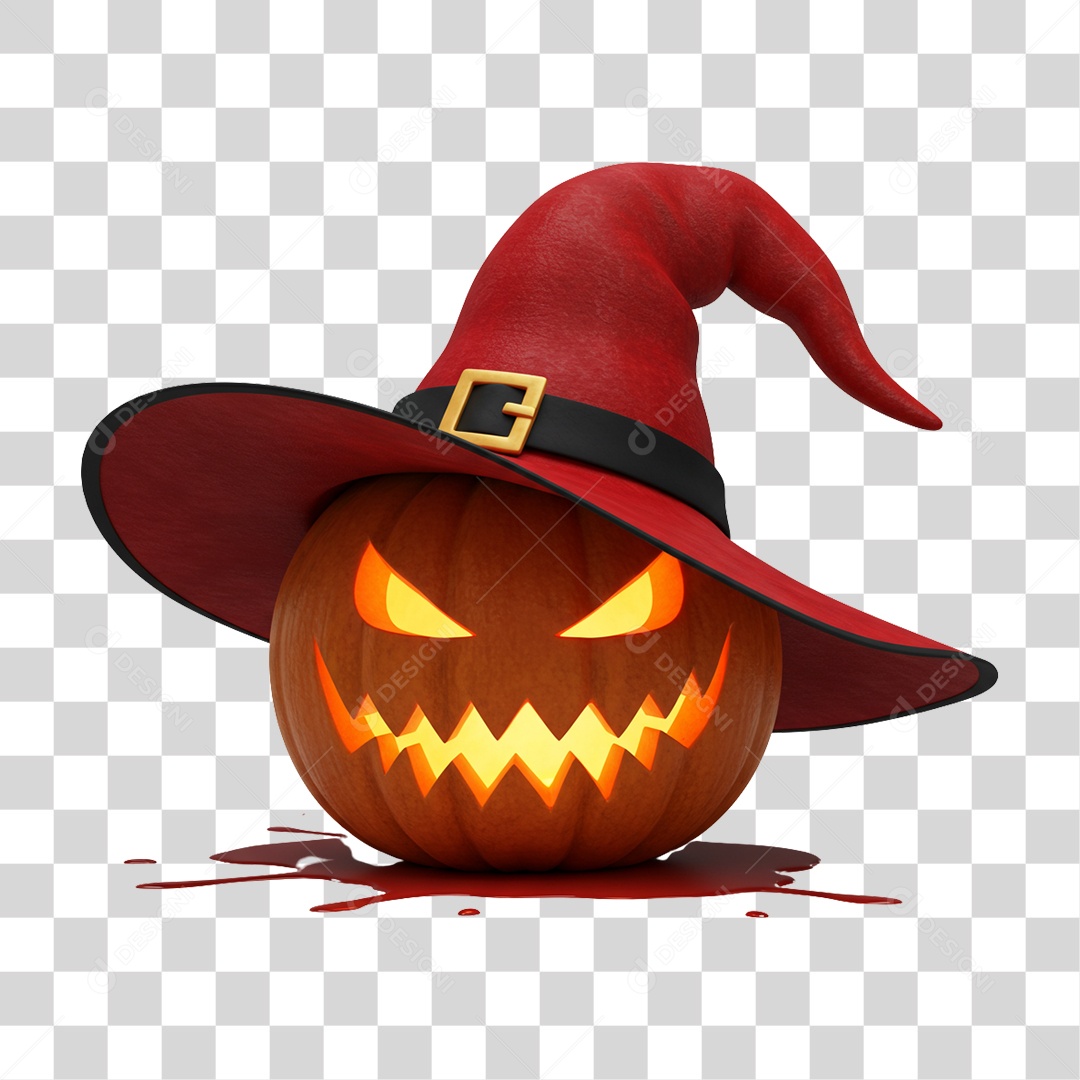 Abóbora Decoração de Halloween PNG Transparente