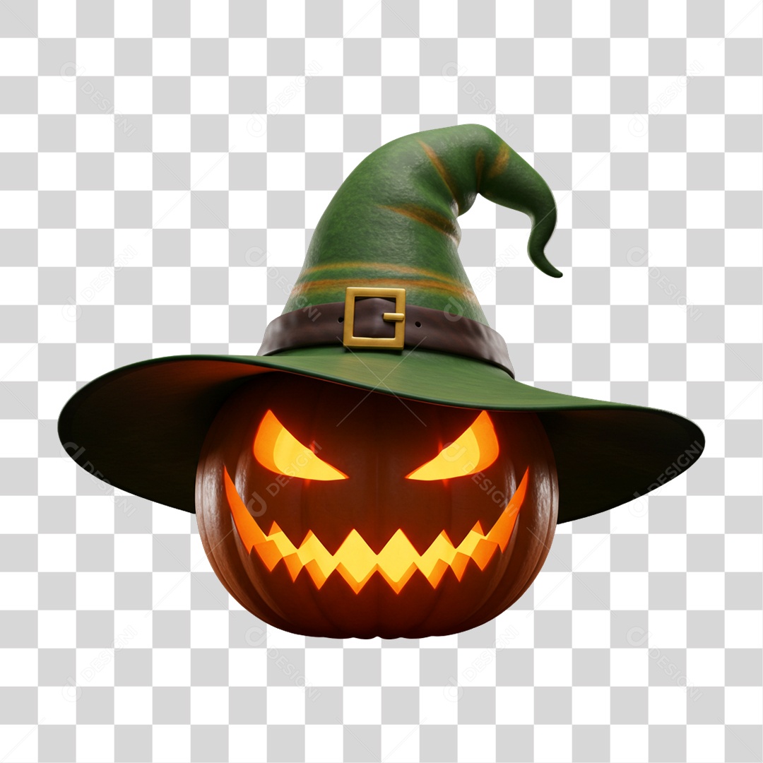Abóbora Decoração de Halloween PNG Transparente