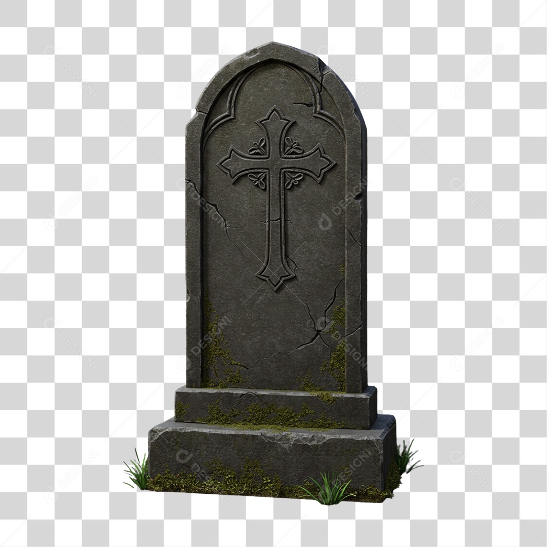Túmulo Decoração de Halloween PNG Transparente