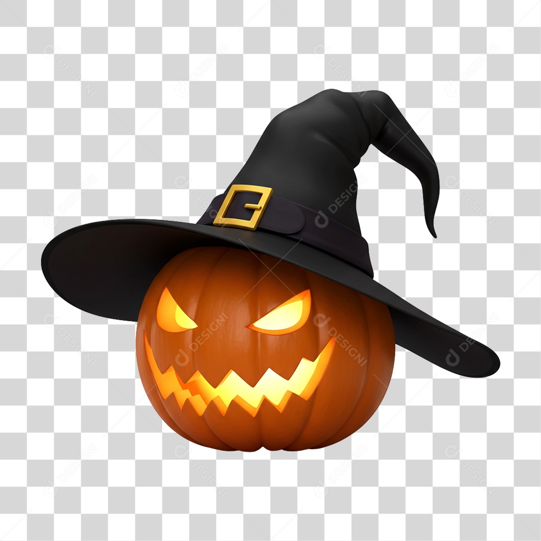 Abóbora Decoração de Halloween PNG Transparente