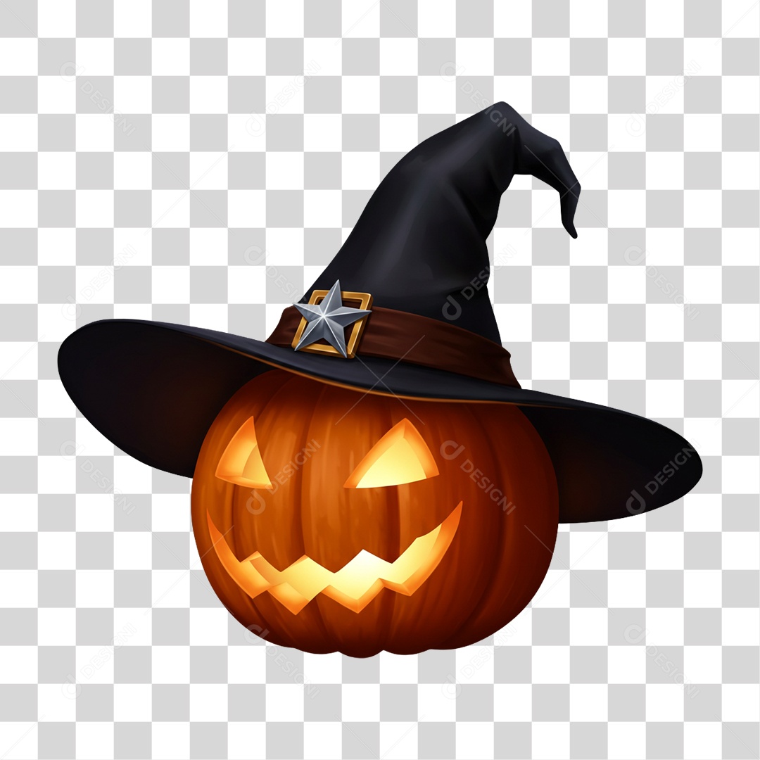 Abóbora Decoração de Halloween PNG Transparente