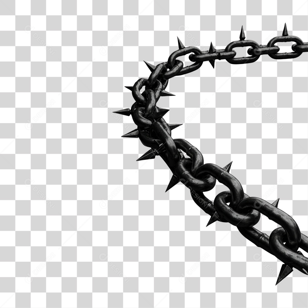 Corrente Decoração de Halloween PNG Transparente