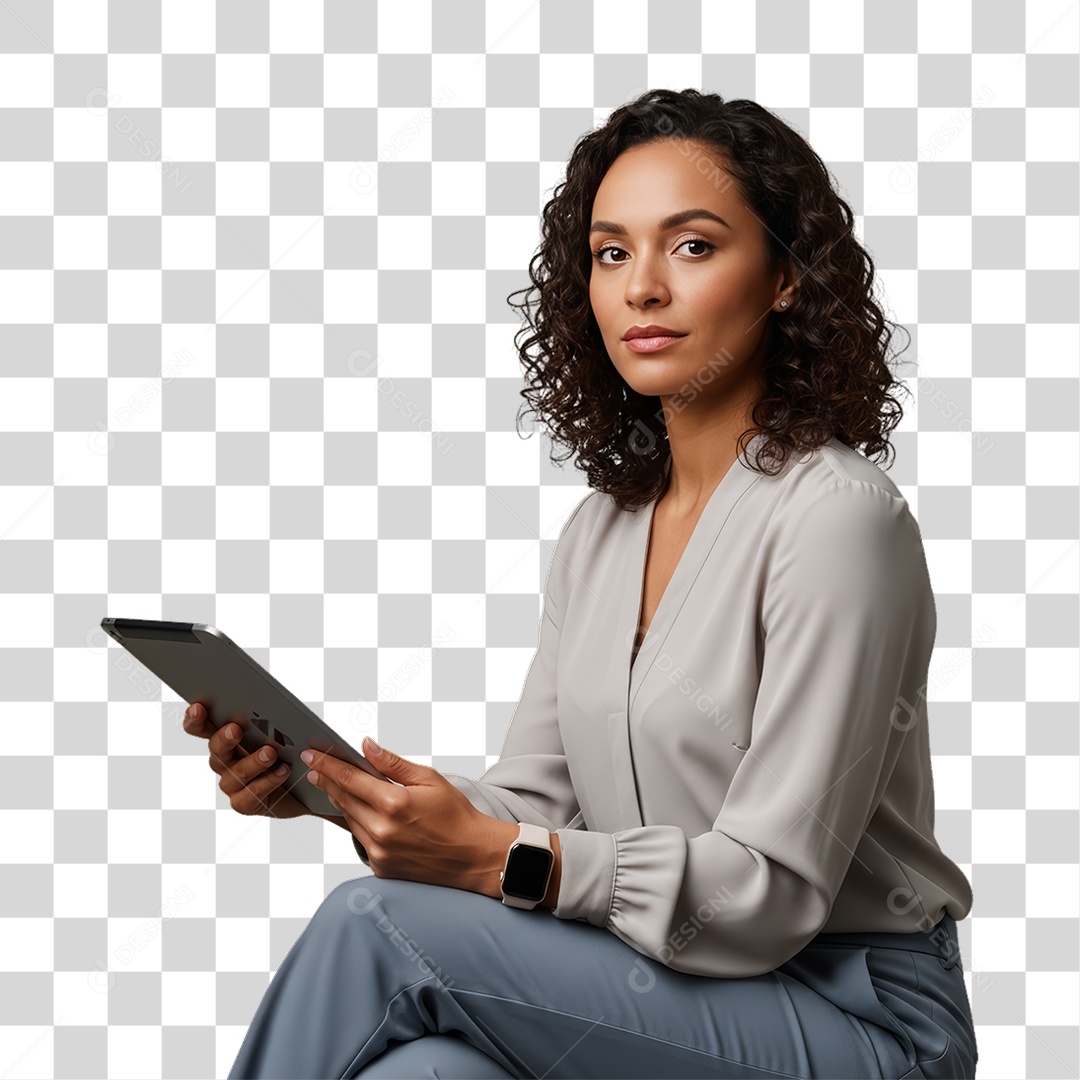 Profissional Mulher Empresária PNG Transparente