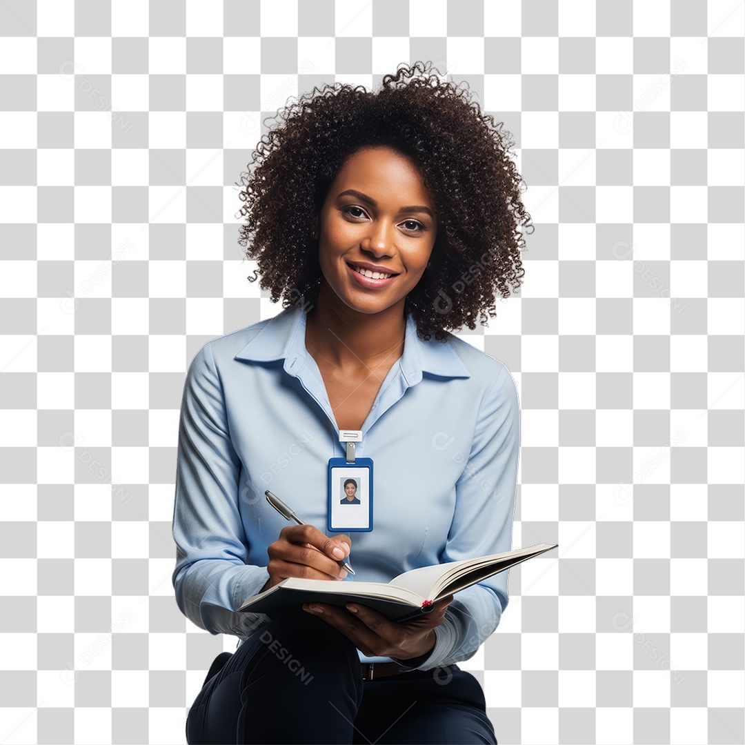 Profissional Mulher Empresária PNG Transparente