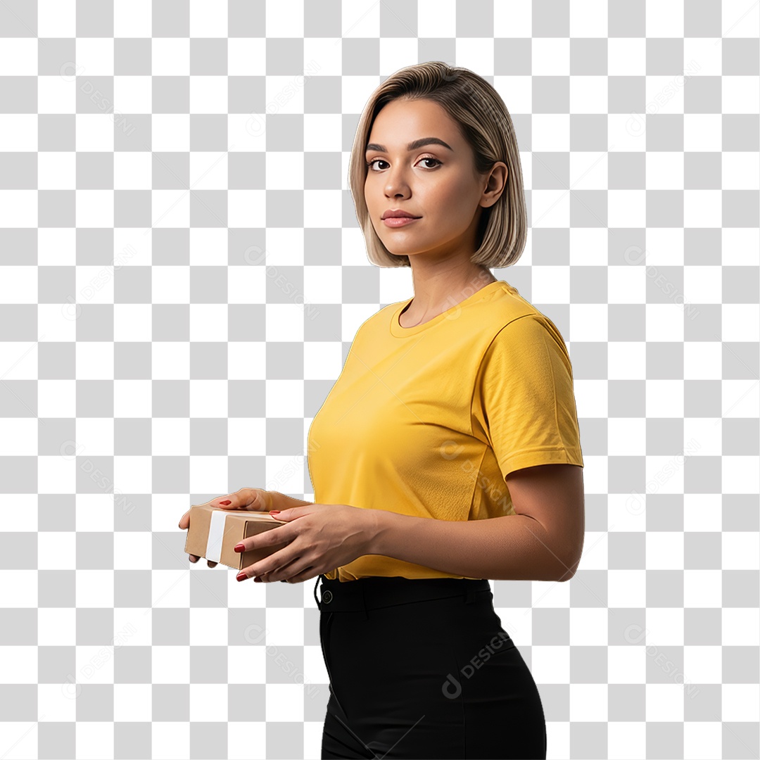 Profissional Mulher Empresária PNG Transparente