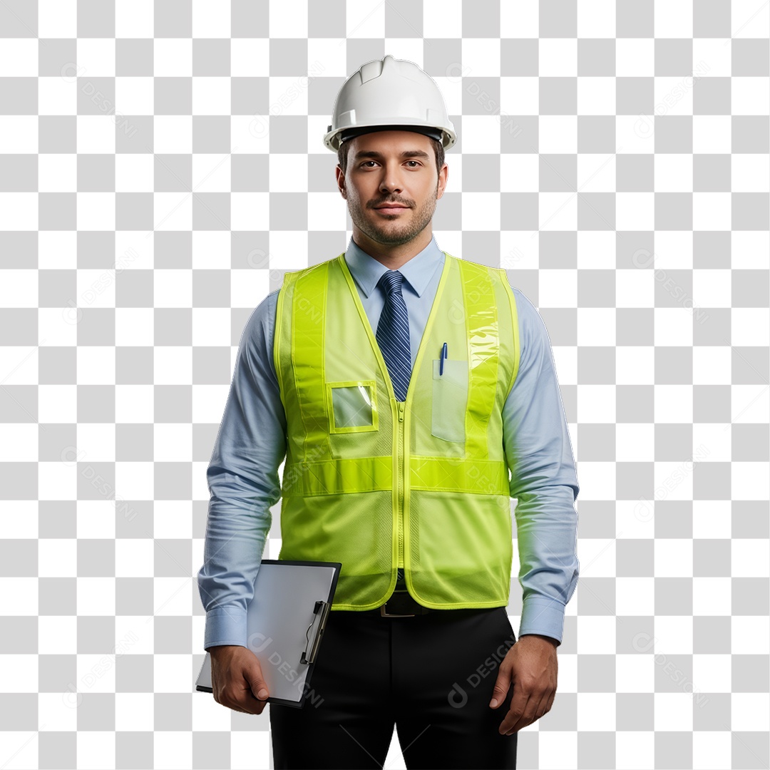 Profissional Homem Engenheiro PNG Transparente