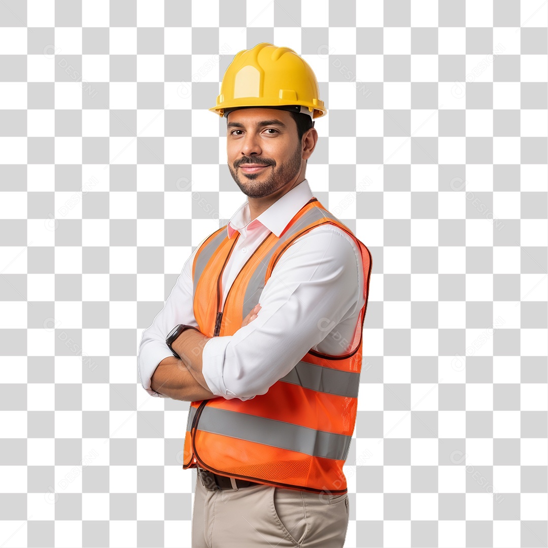 Profissional Homem Engenheiro PNG Transparente