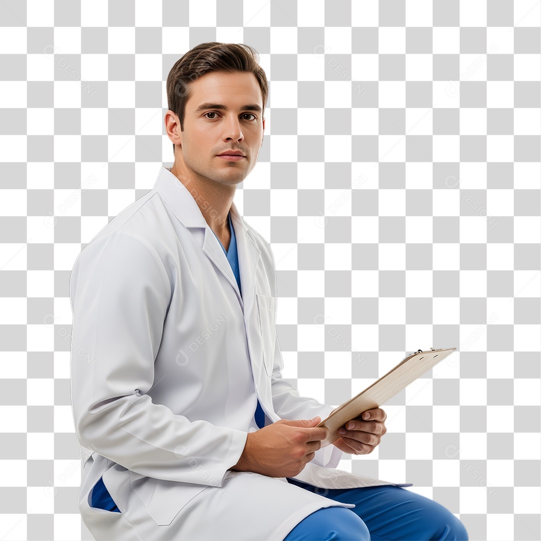 Profissional Homem Médico PNG Transparente