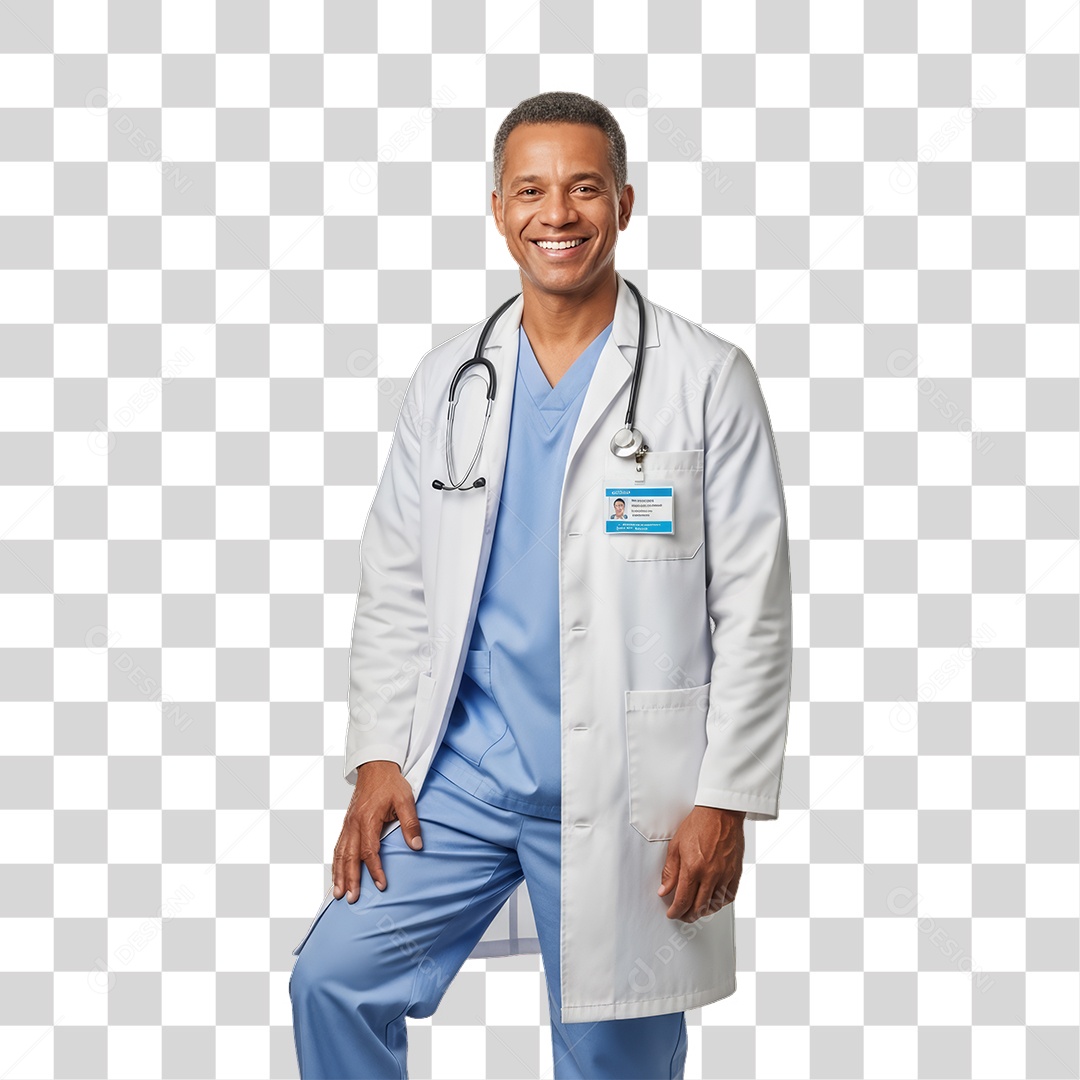 Profissional Homem Médico PNG Transparente
