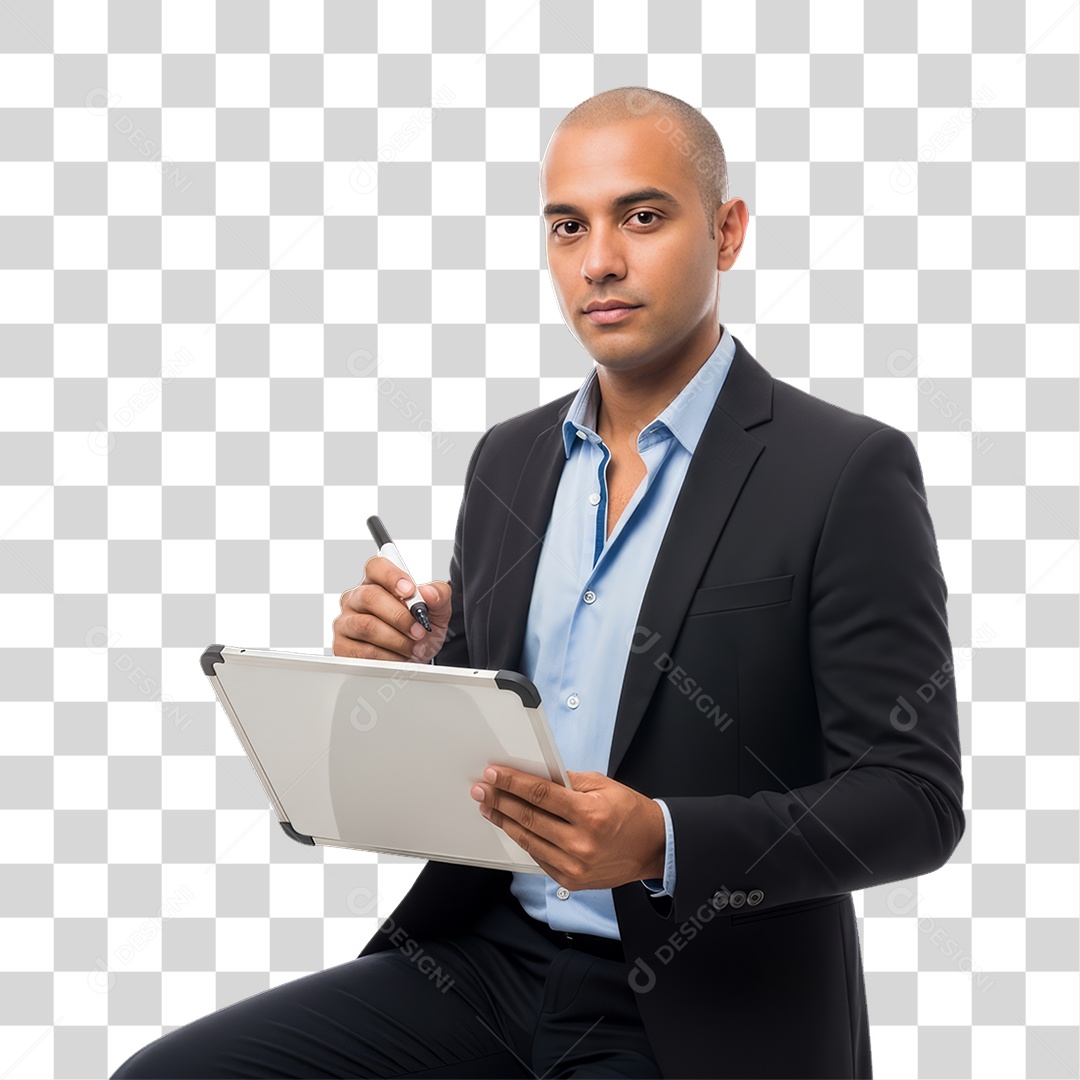 Profissional Homem Empresário PNG Transparente
