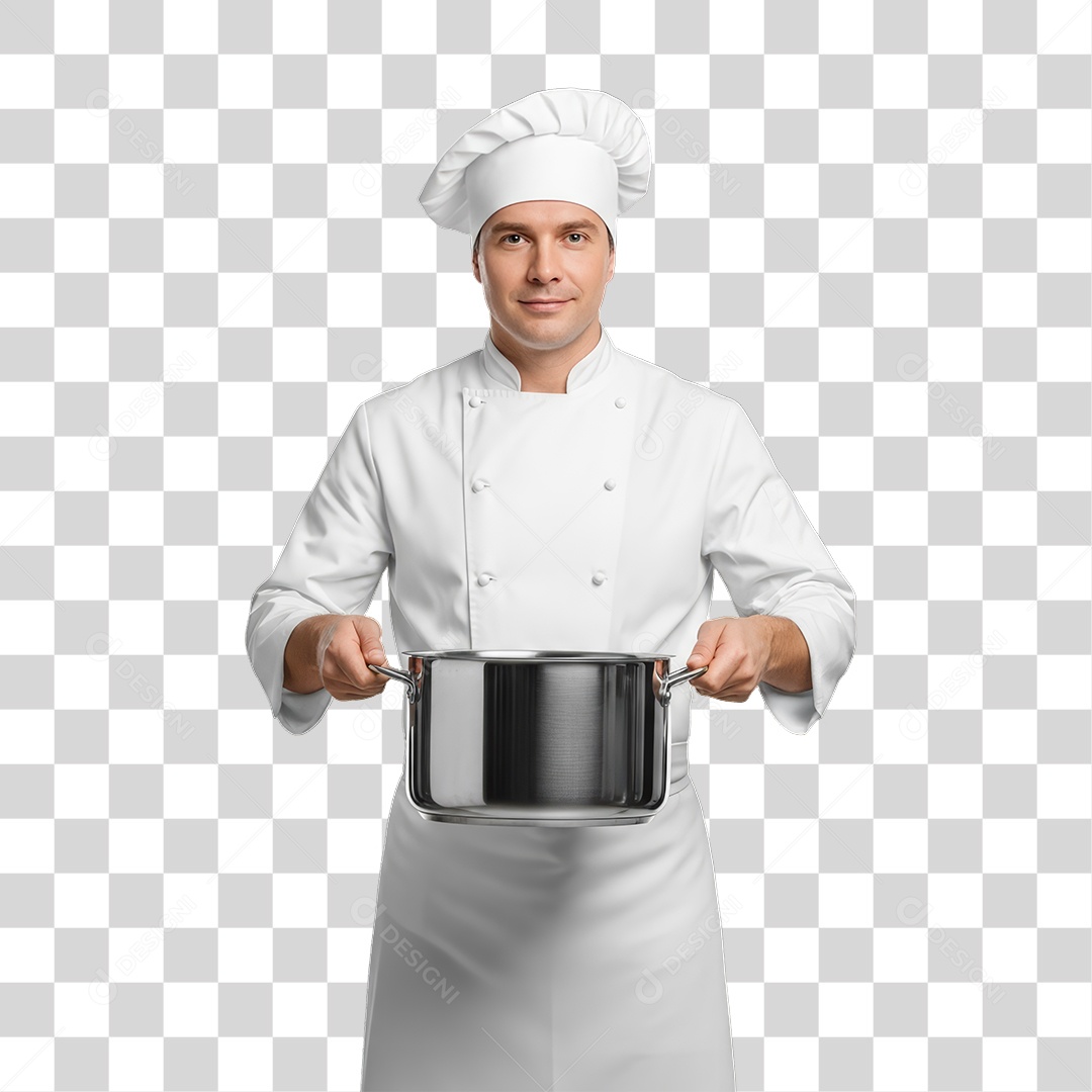 Profissional Homem Cozinheiro PNG Transparente