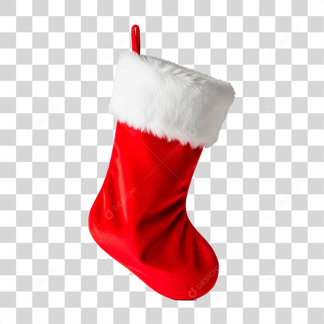 Meia de Natal PNG Transparente