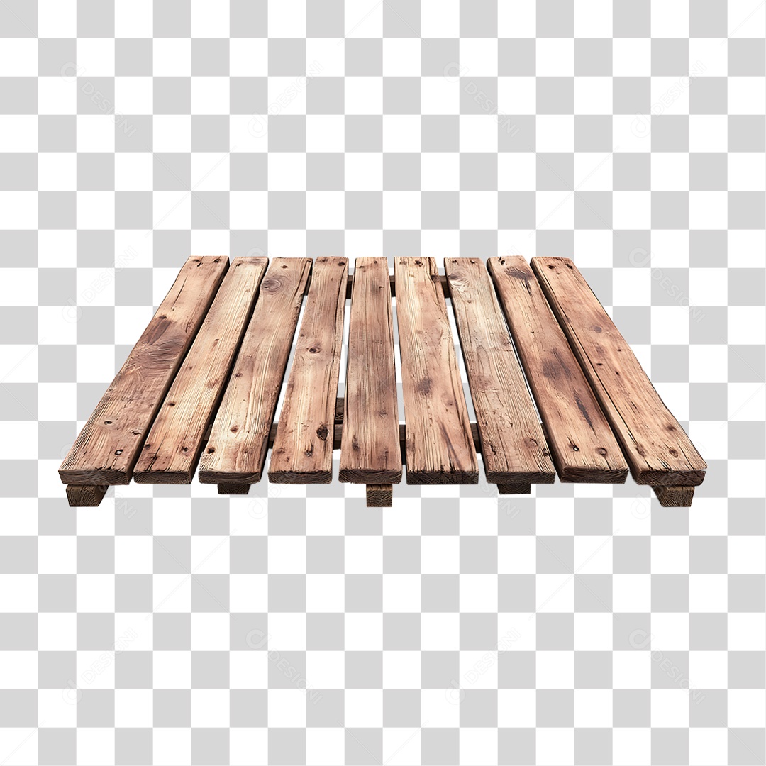 Palhete de Madeira PNG Transparente