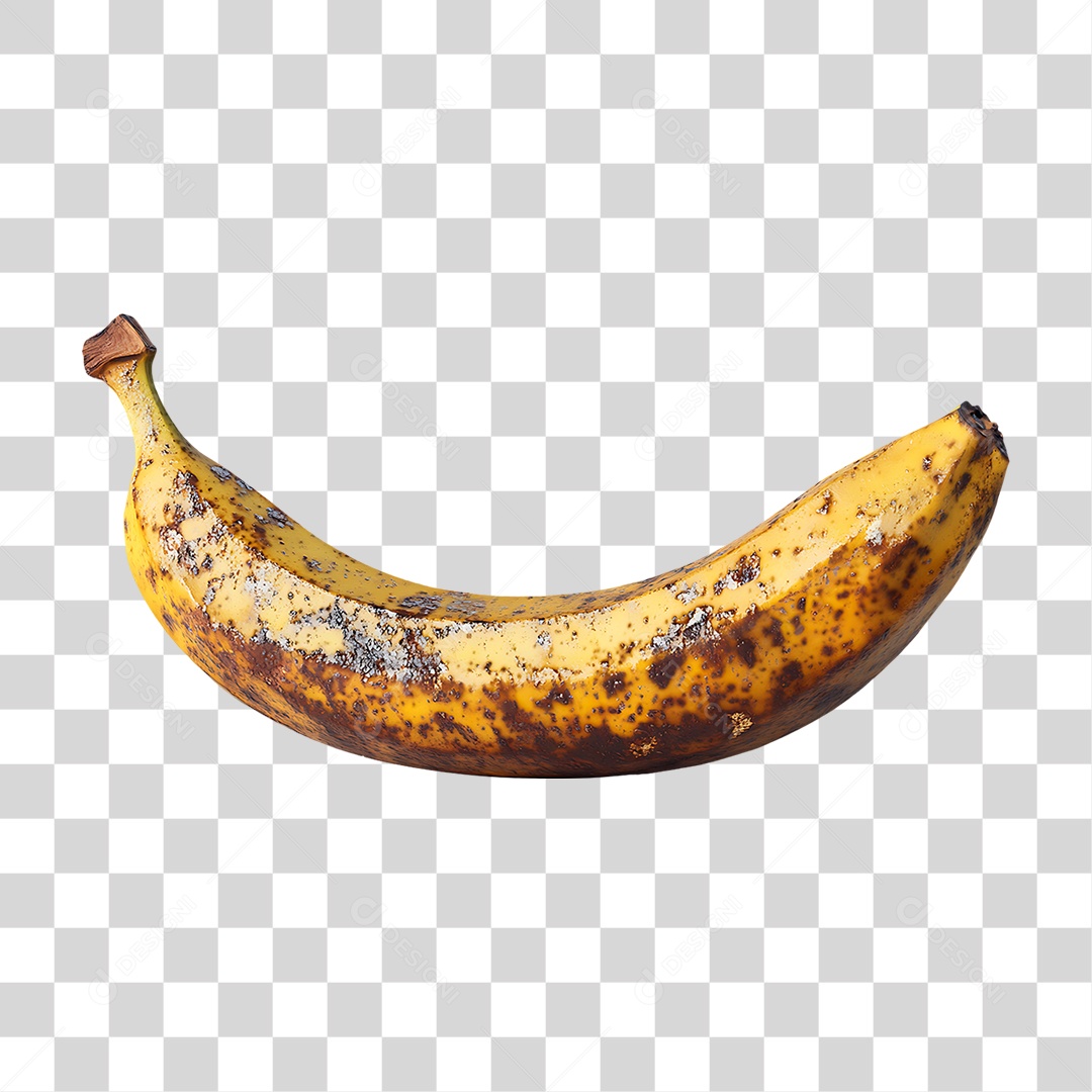 Banana Madura PNG Transparente