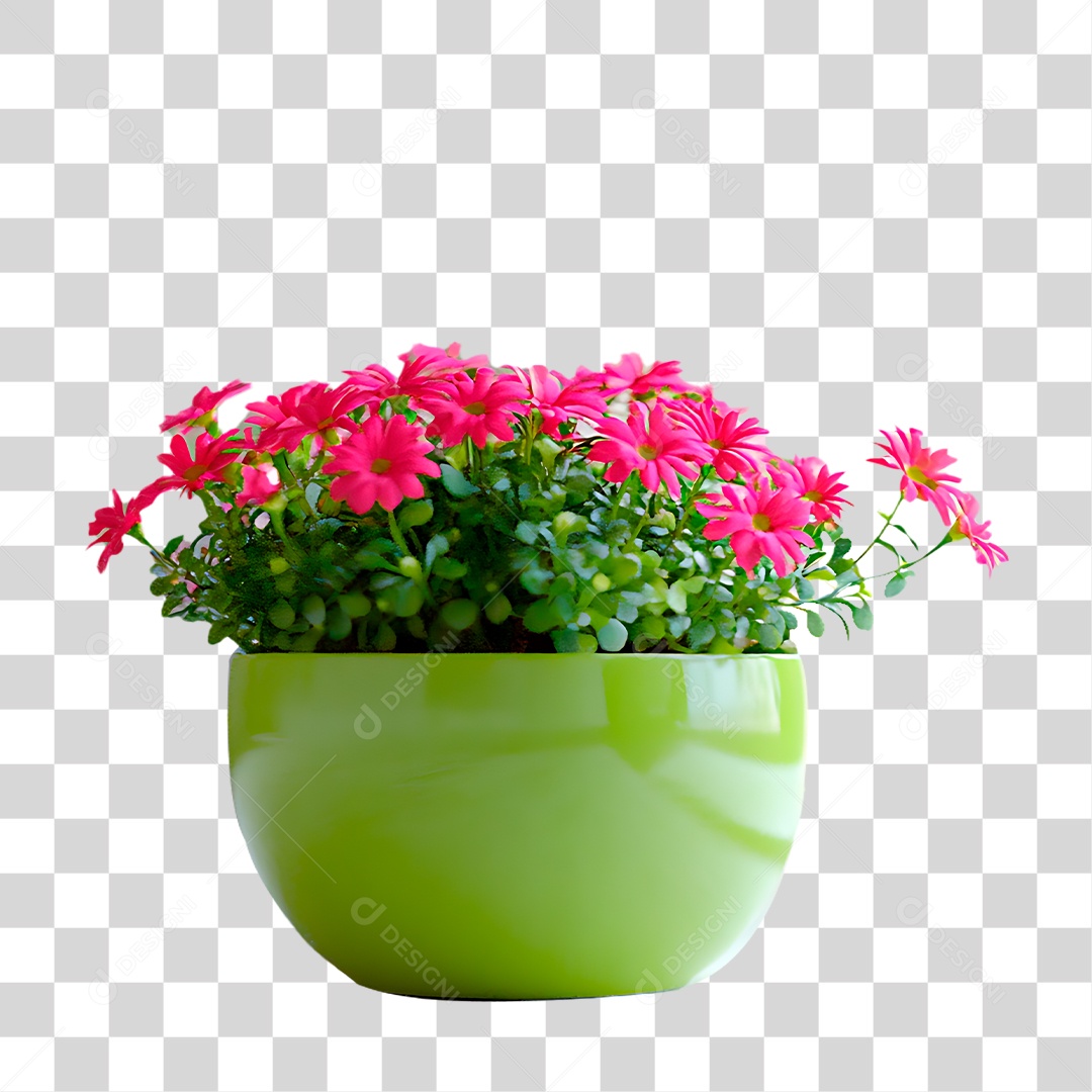 Tigela de Flores PNG Transparente
