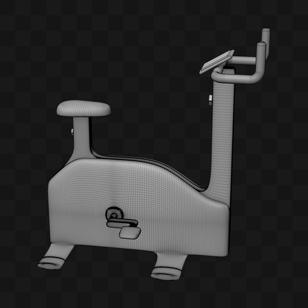 Bicicleta Ergométrica - Modelo 3D