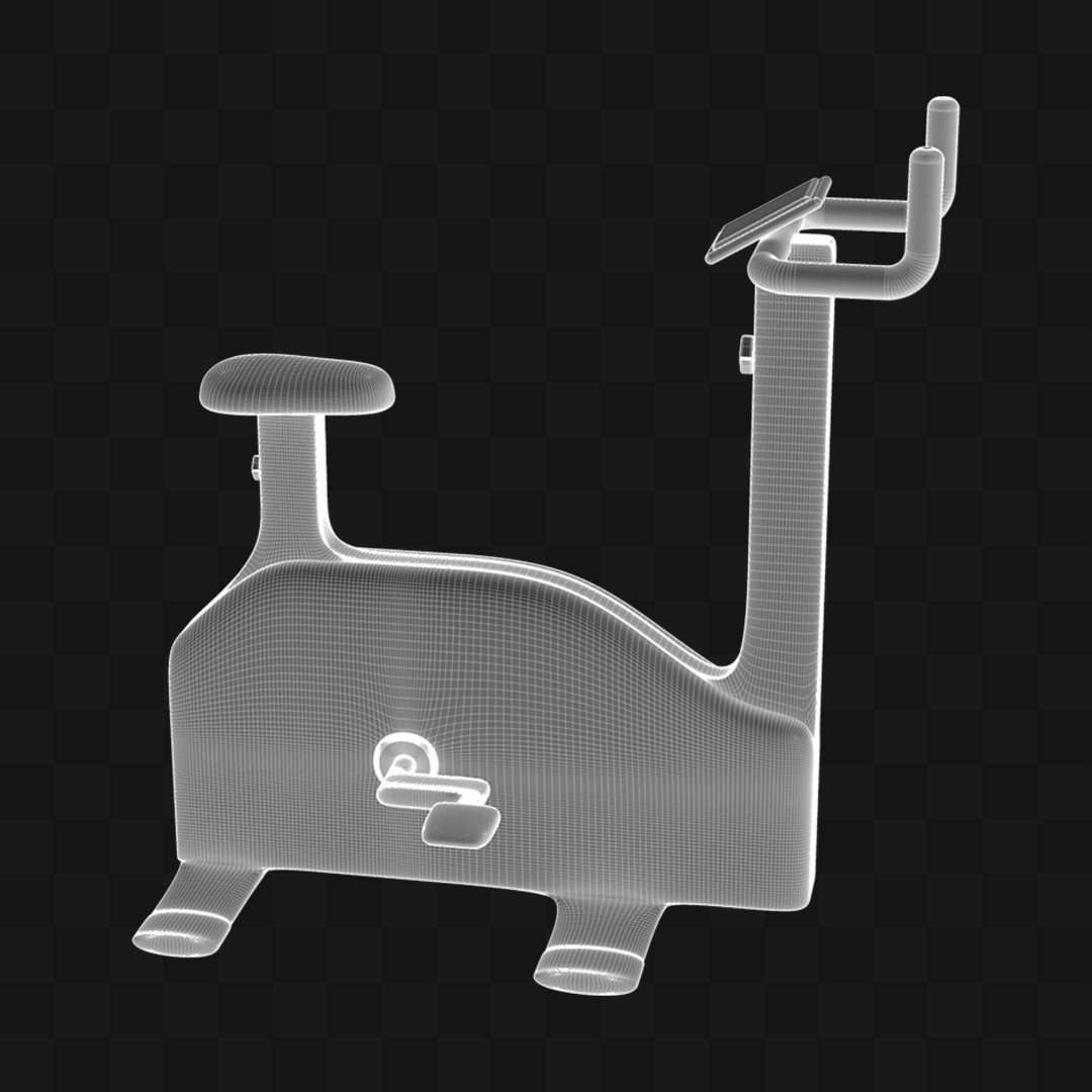 Bicicleta Ergométrica - Modelo 3D