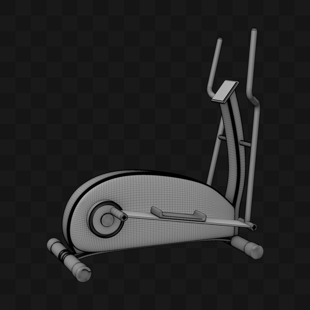 Elíptico Máquina de Exercícios - Modelo 3D