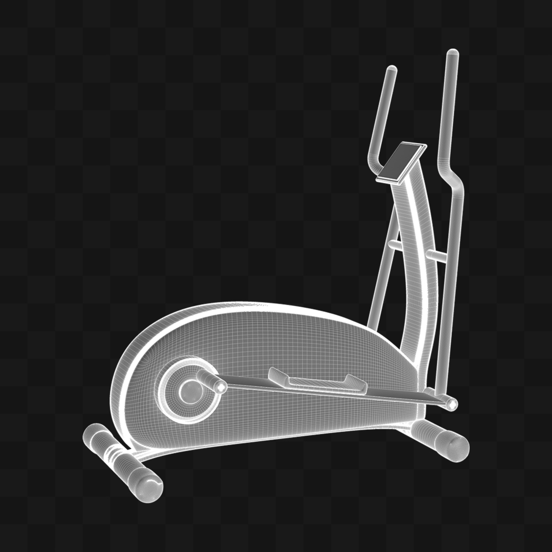 Elíptico Máquina de Exercícios - Modelo 3D