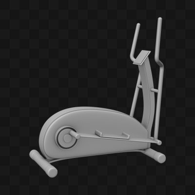 Elíptico Máquina de Exercícios - Modelo 3D