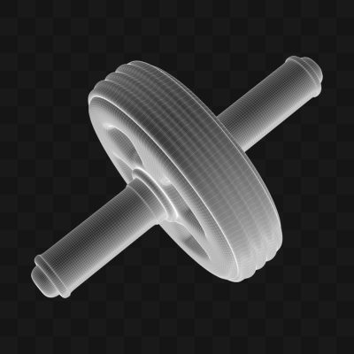 Roda para Abdominal Academia - Modelo 3D